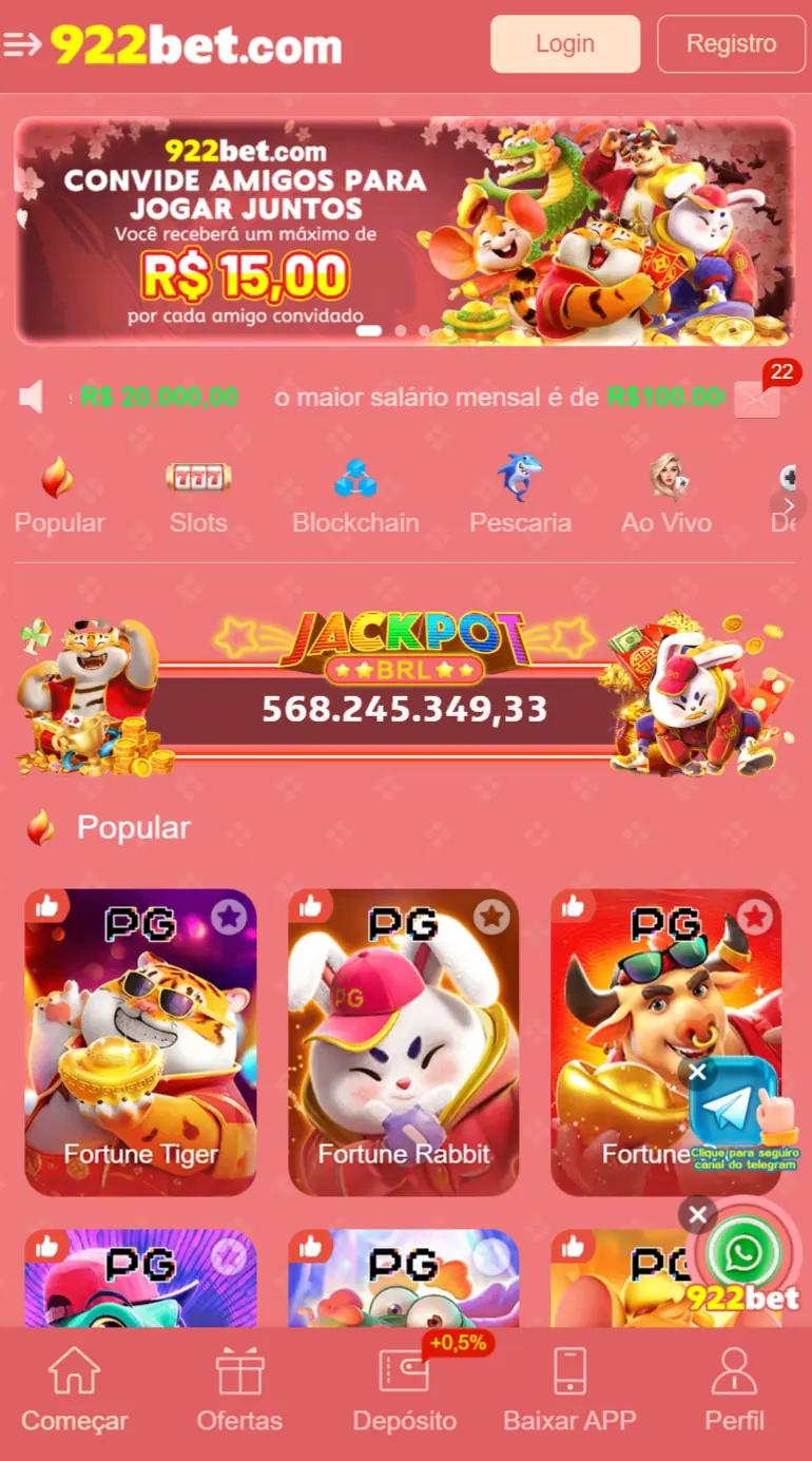 922bet Conheça jogos oficiais Comece Hoje Mesmo